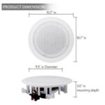 Parlantes de Techo Inalambricos Pyle Pro Pdicbt852rd 8¨ - Imagen 3