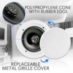 Parlantes de Techo Inalambricos Pyle Pro Pdicbt852rd 8¨ - Imagen 4