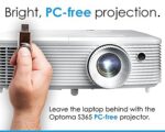 Proyector Optoma S365 3600 Lumens SVGA DLP Inalambrico - Imagen 7
