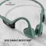 AfterShokz Air AS650 - Auriculares inalámbricos de conducción ósea, color verde - Imagen 6