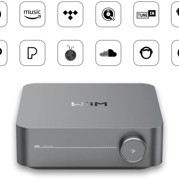 Amplificador Estereo WiiM AMP de transmisión multihabitación Compatible con AirPlay, Google Cast, Alexa