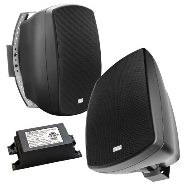 OSD Audio 5.25" Parlante Inalámbrico Bluetooth Architectural Stereo Par Negro BTP525