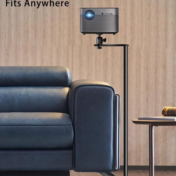 Soporte de proyector giratorio de 360° de altura fija en forma de L Soporte de suelo oculto compatible con XGIMI HISENSE