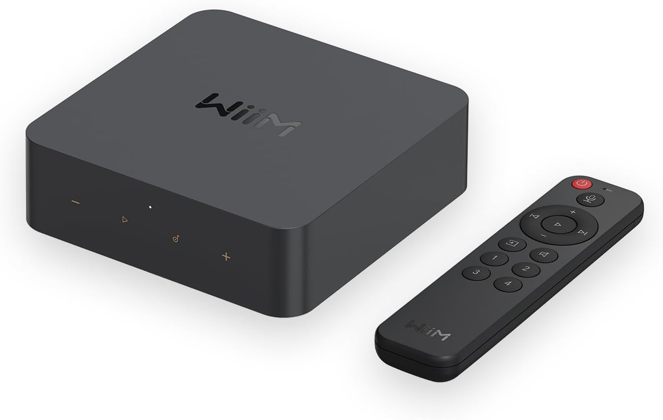 51DVrEsziRL._AC_SL1500_ Amplificador Estereo WiiM Pro Plus Music Streamer Compatible con AirPlay, Google Cast, Alexa - Imagen 1