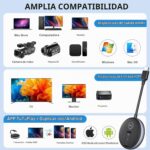 Transmisor HDMI G9R Pro inalámbrico - Un transmisor y dos receptores 50M 5.8G/2.4G @60Hz - Imagen 4