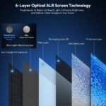 Pantalla ALR 120 ¨ proyector ultra tiro corto, 85% de rechazo de luz de techo ambiental 4K/8K UHD, 3D activo, marco fijo 16:9 - Imagen 17