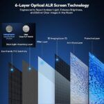 Pantalla ALR 120 ¨ proyector ultra tiro corto, 85% de rechazo de luz de techo ambiental 4K/8K UHD, 3D activo, marco fijo 16:9 - Imagen 3