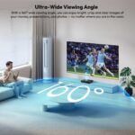 Pantalla ALR 120 ¨ proyector ultra tiro corto, 85% de rechazo de luz de techo ambiental 4K/8K UHD, 3D activo, marco fijo 16:9 - Imagen 12